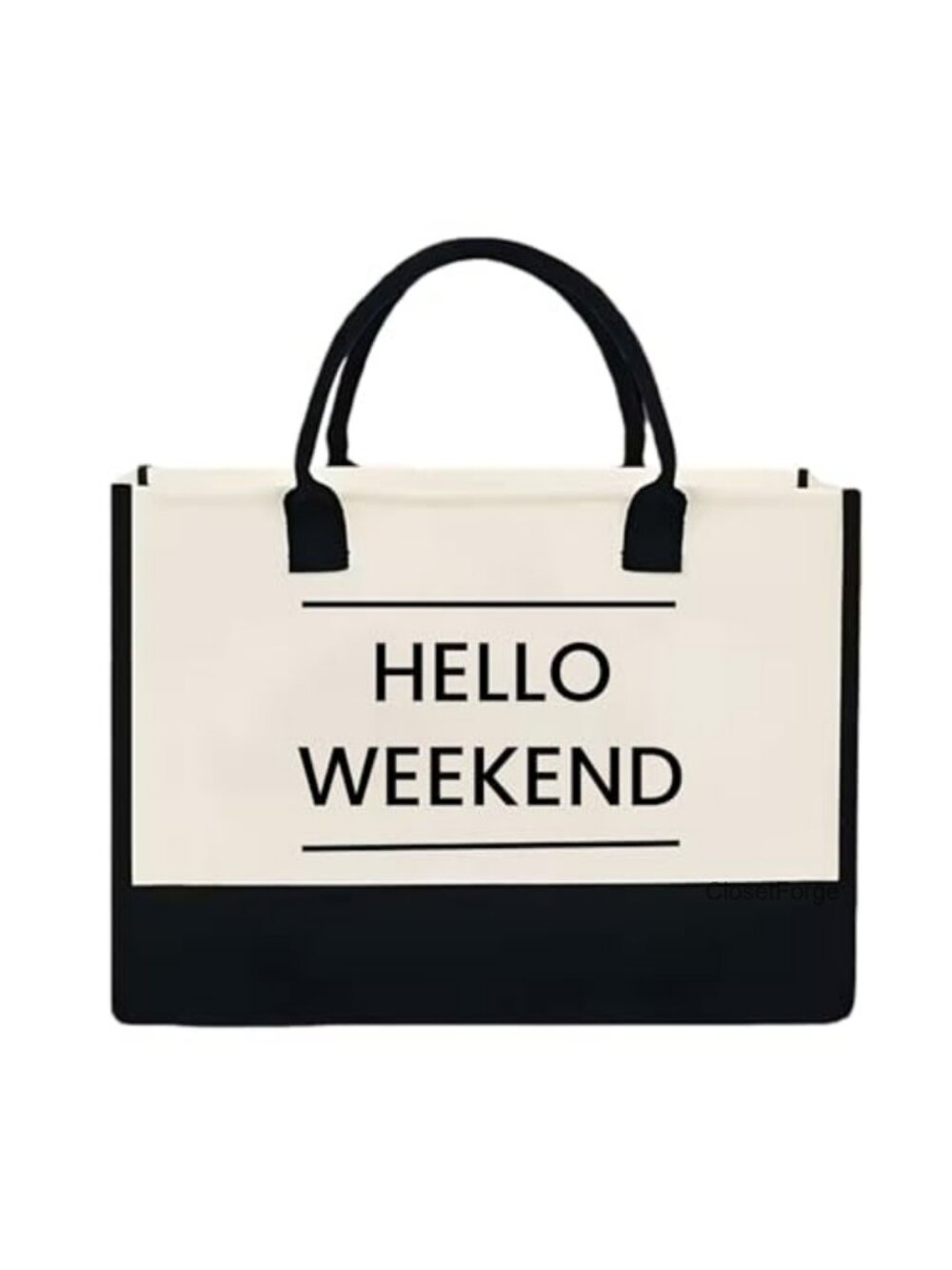 Large Waterproof Canvas Beach Tote Bag Foldable Travel Shoulder